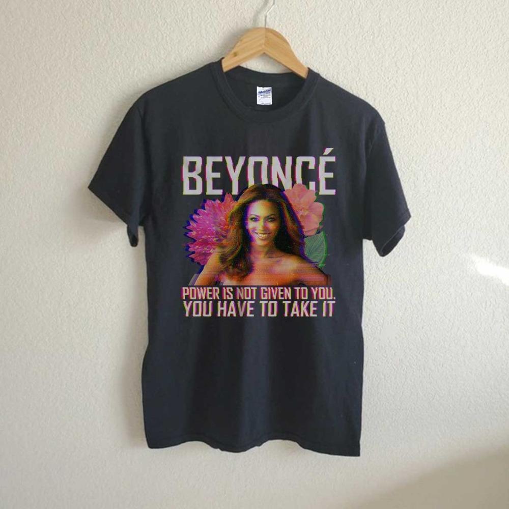 Beyoncé Unisex Black T-Shirt - Hip Hop 90's Graphics Tee